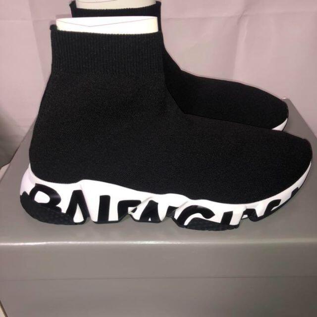 Balenciaga グラフィックロゴプリント スピードトレーナー 40