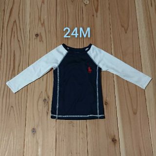 ラルフローレン(Ralph Lauren)の美品 ラルフローレン ラッシュガード 24M ネイビー(水着)