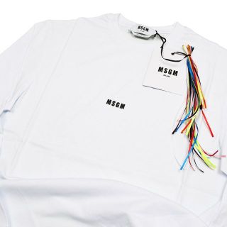 エムエスジイエム(MSGM)のMSGM エムエスジーエム ロンＴ　ホワイト長袖TシャツS　3枚(Tシャツ/カットソー(七分/長袖))