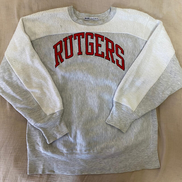 1点モノ】REVERS SWEAT CREW NECK サニーサイドアップ-