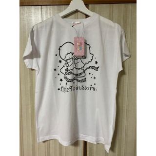 リトルツインスターズ(リトルツインスターズ)のリトルツインスターズ キキララ Tシャツ ホワイト M(Tシャツ(半袖/袖なし))