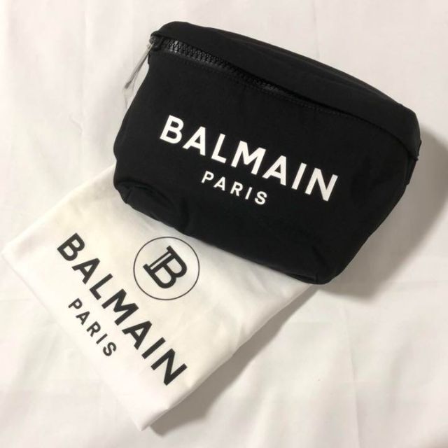 全国総量無料で BALMAIN バルマン　ロゴベルトバッグ Balmain - ボディーバッグ