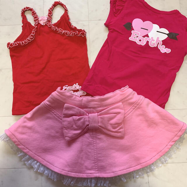 EARTHMAGIC(アースマジック)の紅花桜様♡専用♡ キッズ/ベビー/マタニティのキッズ服女の子用(90cm~)(スカート)の商品写真