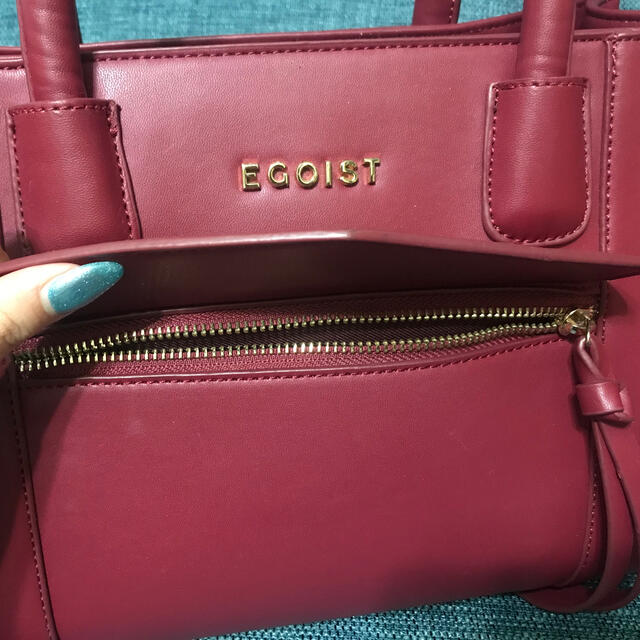EGOIST(エゴイスト)のEGOIST ボルドー ハンドバッグ レディースのバッグ(ハンドバッグ)の商品写真