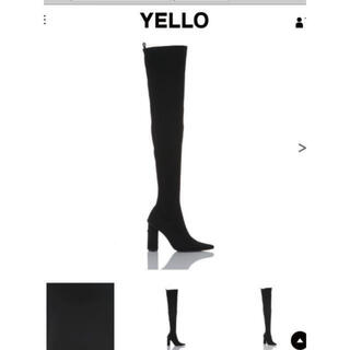 イエローブーツ(Yellow boots)の✴︎YELLO TOKYO BLACK LONG 2018 Lサイズ(ブーツ)