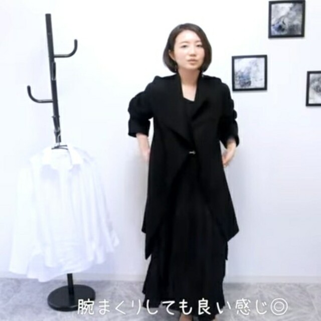 ユニクロ+J カシミヤブレンド ノーカラー コート オンライン限定