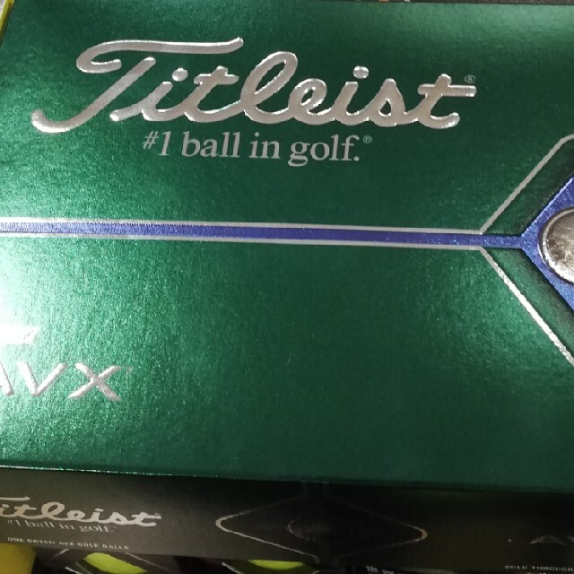 【新品未使用】タイトリスト Titleist  AVX 12個 ゴルフボール