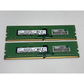 ヒューレットパッカード(HP)の美品 SAMSUNG DDR4 24000 ECC REG 8GBx2(PCパーツ)