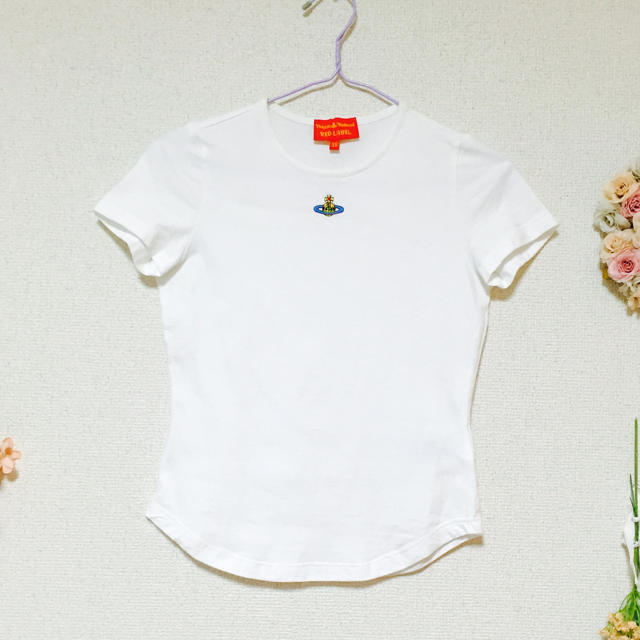 Vivienne Westwood(ヴィヴィアンウエストウッド)の正規品 ヴィヴィアンアン カットソー 白 レディースのトップス(Tシャツ(半袖/袖なし))の商品写真