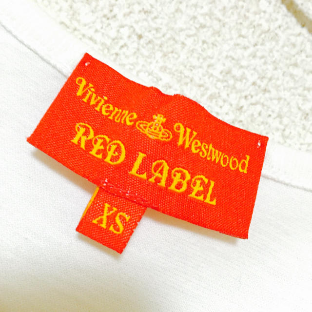 Vivienne Westwood(ヴィヴィアンウエストウッド)の正規品 ヴィヴィアンアン カットソー 白 レディースのトップス(Tシャツ(半袖/袖なし))の商品写真