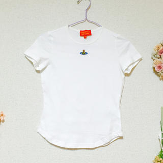 ヴィヴィアンウエストウッド(Vivienne Westwood)の正規品 ヴィヴィアンアン カットソー 白(Tシャツ(半袖/袖なし))