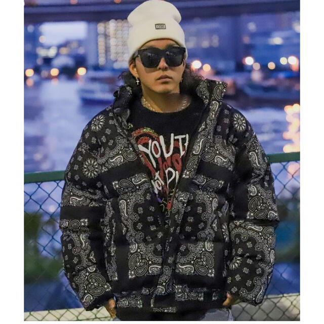 ペイズリー ダウン バンダナ柄 supreme the north faceの通販 by samuraihide's shop｜ラクマ