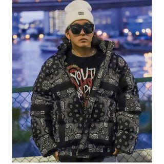 【韓国限定】THE NORTH  FACE ダウンジャケット　ペイズリー　XS