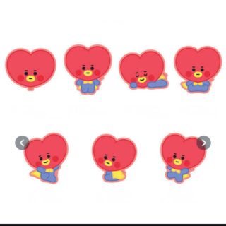 ヘザー(heather)のBTS BT21 BabyTATA ステッカー シール(アイドルグッズ)