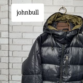 ジョンブル(JOHNBULL)の【johnbull】ジョンブル ダウンジャケット　M 黒　パーカー(ダウンジャケット)