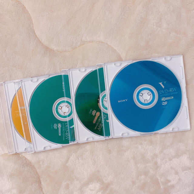 SONY(ソニー)のsony DVD-RW for video 120min  4枚 エンタメ/ホビーのDVD/ブルーレイ(その他)の商品写真