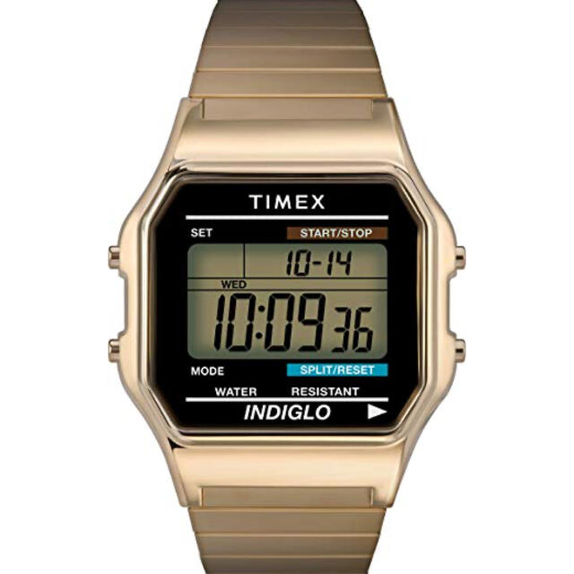 【新品】timex デジタルクラシック腕時計　タイメックス　ゴールド