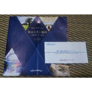 西武ホールディングス 株主優待券（1000株分／乗車券＋優待冊子）(その他)