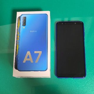 galaxy A7　ブルー(スマートフォン本体)