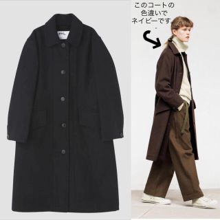 MHL. BASIC WOOL MELTON COAT