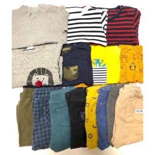 ユニクロ(UNIQLO)のサイズ80☆長袖Tシャツ.トレーナー.ズボン.15点セット(その他)