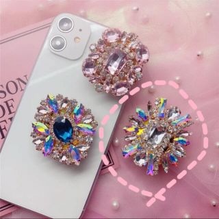 即購入OK✨ビジュー ⋆͛︎スマホグリップ新品(その他)