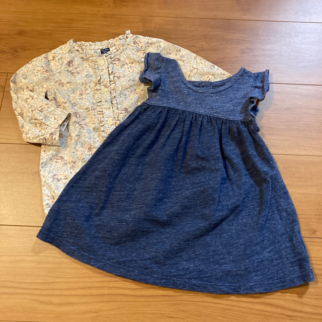 babyGAP(ベビーギャップ)のシャツワンピース　ベビーギャップ キッズ/ベビー/マタニティのベビー服(~85cm)(ワンピース)の商品写真