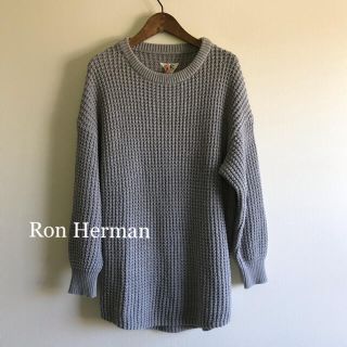 ロンハーマン(Ron Herman)の美品⭐️Ron Herman ワッフルニット　グレー(ニット/セーター)