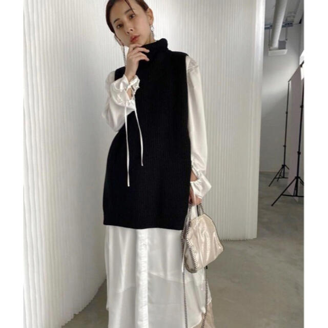 アメリヴィンテージ  VEST LAYERED SHIRT DRESSワンピース