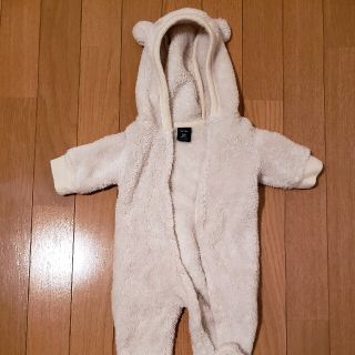 ベビーギャップ(babyGAP)のbabyGAP  くま 足付き ボア オールインワン(カバーオール)