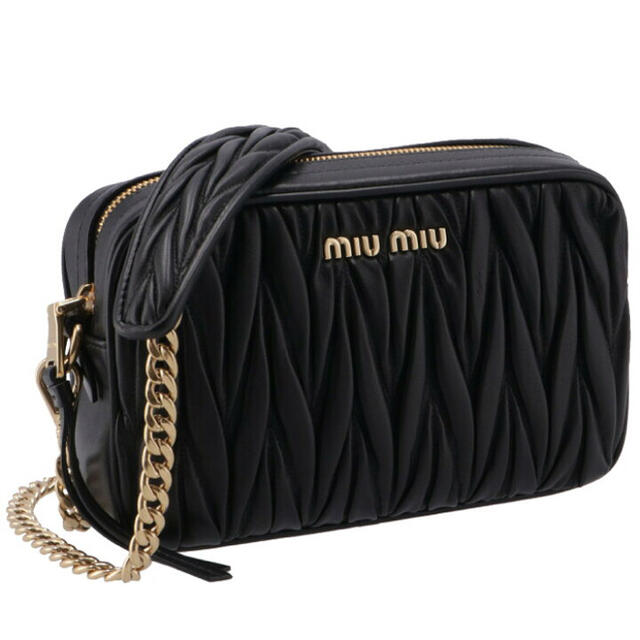 ☆希少・美品☆ miumiu ミュウミュウ レザーボディクロスバッグ-