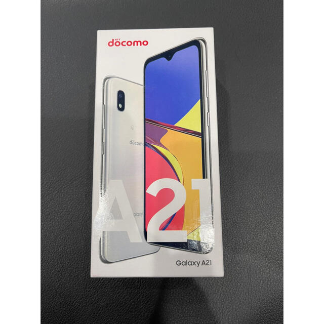 【未使用未開封】Galaxy A21 ホワイト docomo simロック解除可