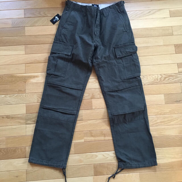 1年保証』 stussy ステューシー デニムワーク カーゴパンツ サイズ34
