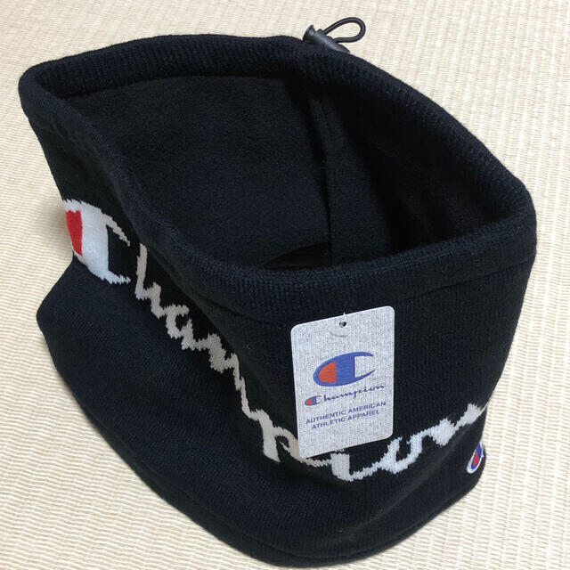 Champion(チャンピオン)の☆新品☆ チャンピオン ネックウォーマー 黒 メンズのファッション小物(ネックウォーマー)の商品写真