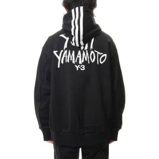 ワイスリー(Y-3)のY-3 M SIGNATURE GRAPHIC HOODIE  BLACK(パーカー)