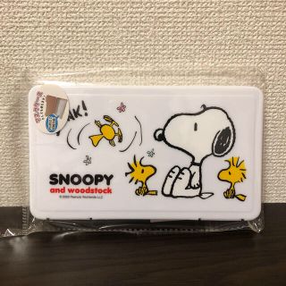 スヌーピー(SNOOPY)のスヌーピー　マスクケース　白(日用品/生活雑貨)