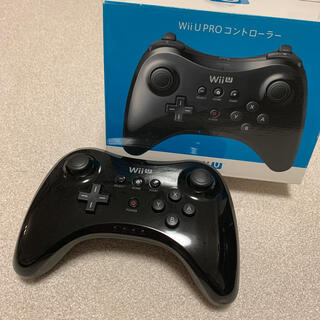 ウィーユー(Wii U)のWiiU PROコントローラー プロコン 箱付き(家庭用ゲーム機本体)