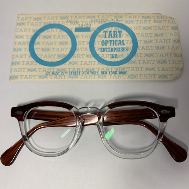 美品 TART OPTICAL ARNEL 46□20 ビンテージ レッドウッド | フリマアプリ ラクマ