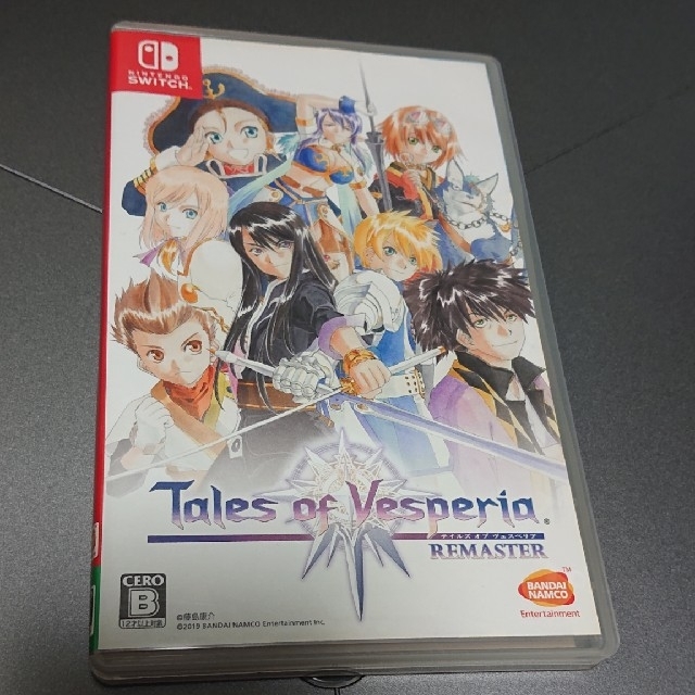 Nintendo Switch(ニンテンドースイッチ)のテイルズオブヴェスペリア switch エンタメ/ホビーのゲームソフト/ゲーム機本体(家庭用ゲームソフト)の商品写真