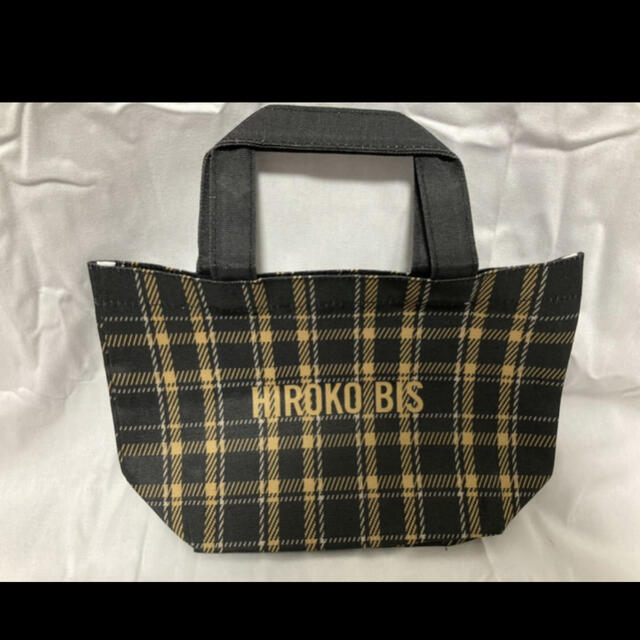 HIROKO BIS(ヒロコビス)の非売品新品ヒロコビスチェックミニバッグ レディースのバッグ(ハンドバッグ)の商品写真