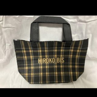 ヒロコビス(HIROKO BIS)の非売品新品ヒロコビスチェックミニバッグ(ハンドバッグ)