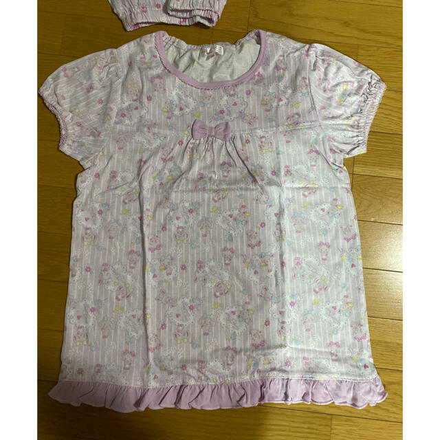 motherways(マザウェイズ)のももちゃん専用 マザウェイズ＊ピンククマ柄半袖パジャマ＊150 キッズ/ベビー/マタニティのキッズ服女の子用(90cm~)(パジャマ)の商品写真