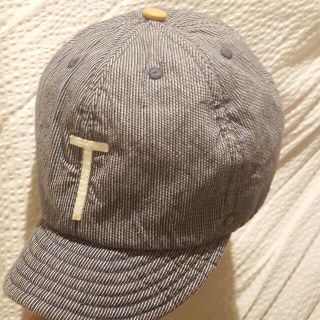 アナクロノーム(anachronorm)のDECHO×ANACHRONORM BEAT INITIAL CAP 日本製 藍(キャップ)