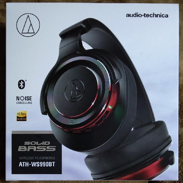 audio-technica(オーディオテクニカ)のSOLID BASS ATH-WS990BT BRD スマホ/家電/カメラのオーディオ機器(ヘッドフォン/イヤフォン)の商品写真