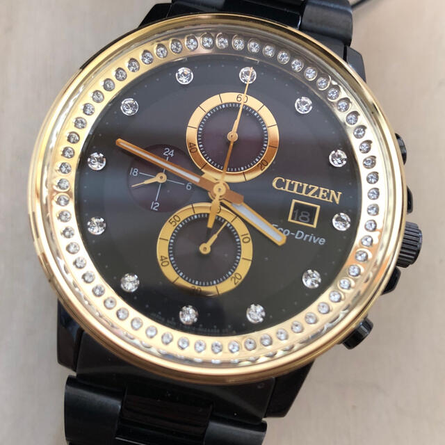 CITIZEN - 海外限定 新品 エコドライブ シチズン 定価約5.3万 ブラック メンズ腕時計の通販 by ペルル's watch