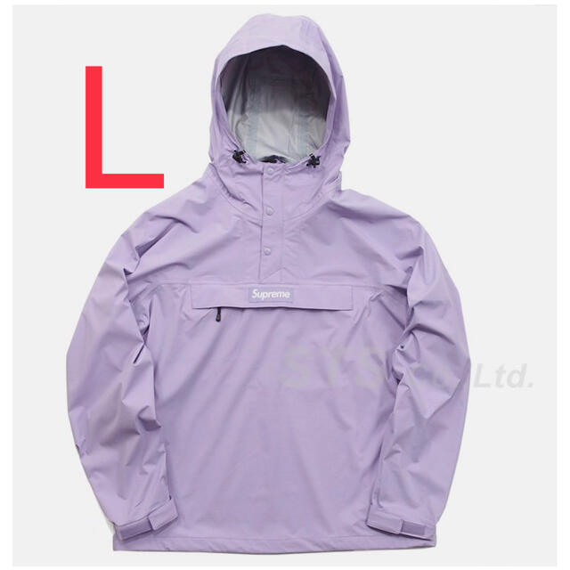 supreme taped seam anorak パープルL