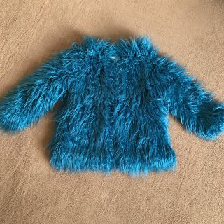 ザラ(ZARA)のZARA KIDS フェイクファーコート(ジャケット/上着)