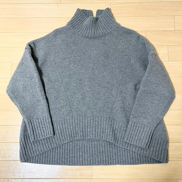 DEUXIEME CLASSE(ドゥーズィエムクラス)の3連休限定【CINOH】チノ"OVERSIZE HI NECK KNIT" レディースのトップス(ニット/セーター)の商品写真