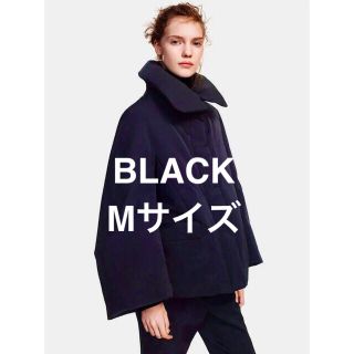 ユニクロ(UNIQLO)のユニクロ　+J ジルサンダー ハイブリッドダウンジャケット M ブラック(ダウンジャケット)