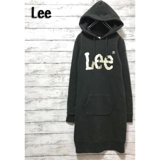 リー(Lee)のLee リー ロングパーカー ワンピース デカロゴ  ビッグロゴ(パーカー)